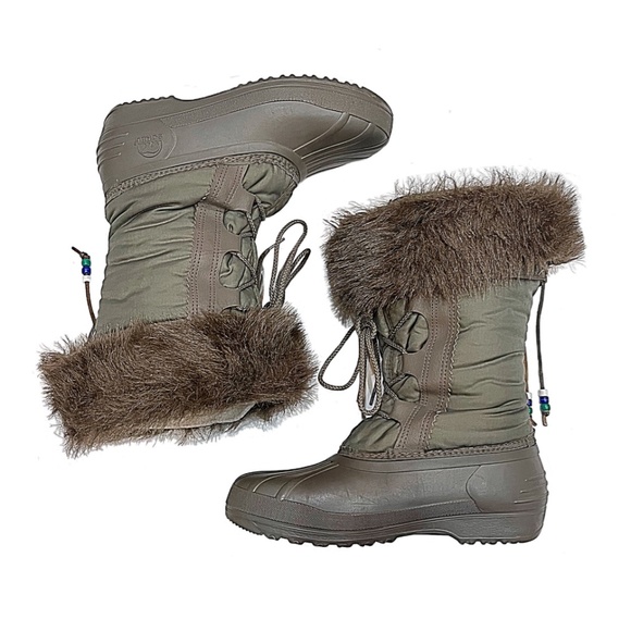 Vintage Sorel Kaufman Nylon Waterproof Snow Winter Rain Duck Boots, Sz 7 - Picture 4 of 12